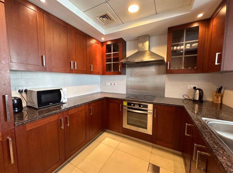 Downtown Apartments With Fountain And Burj Khalifa View Дубай Екстериор снимка